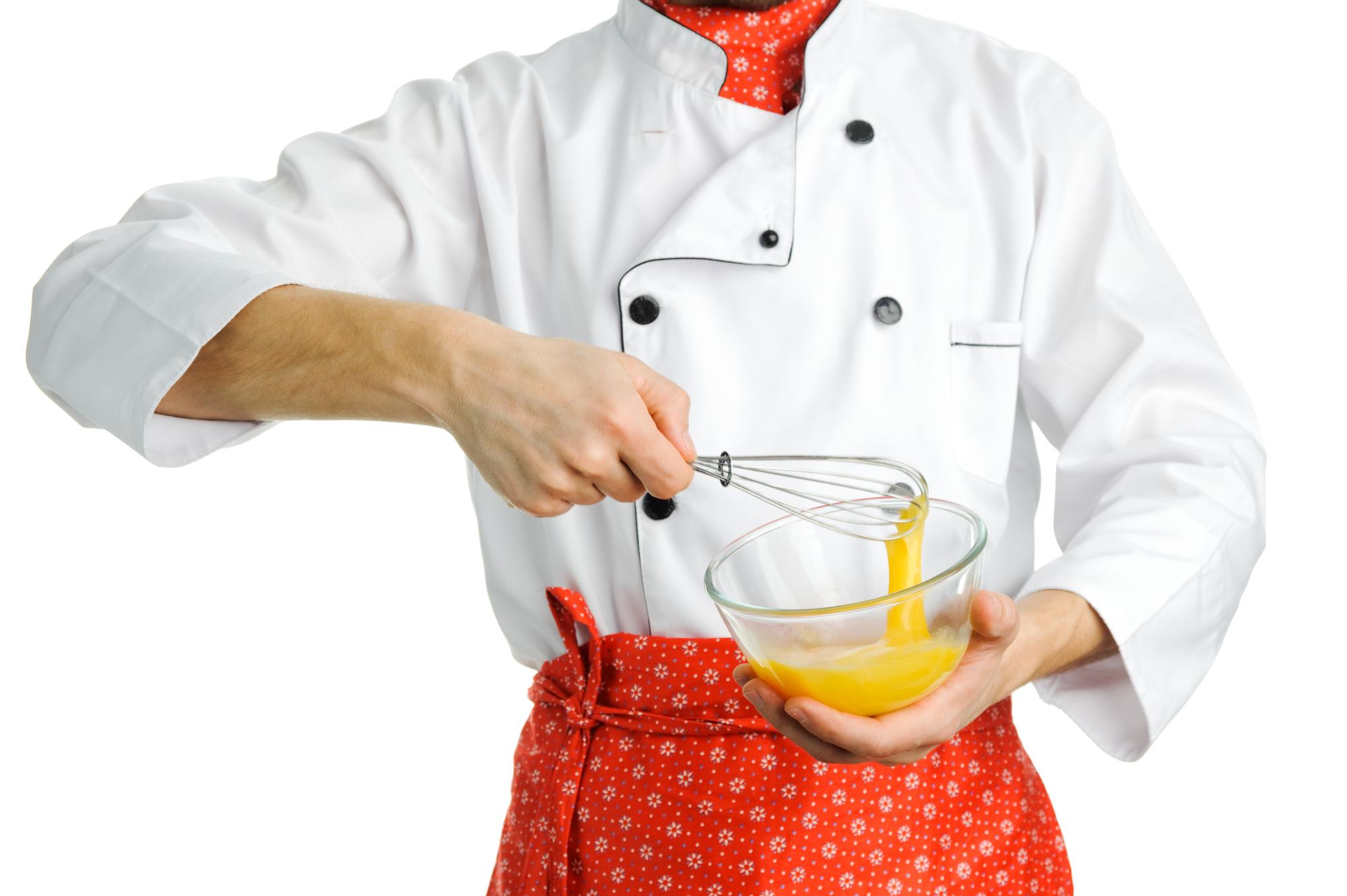 Chef demonstrating plating during workshop